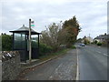 Bus stop and shelter on Main Street (A6), Shap