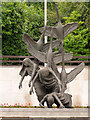 O1535 : Children of Lir Sculpture at The Garden of Remembrance by David Dixon