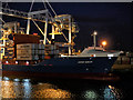 O1933 : Loading Containers at Night by David Dixon