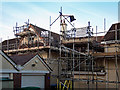 Scaffold on North Devon Hospice