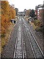 Railway line looking towards Hale Station