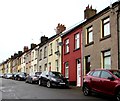 Lower Waun Street houses and cars, Blaenavon