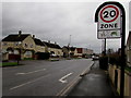 ST7082 : Start of the 20 zone, Cranleigh Court Road, Yate by Jaggery