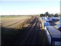 Railway line from Peterborough to Syston