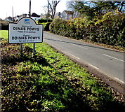 ST1572 : Welcome to Dinas Powys - Please drive carefully by Jaggery
