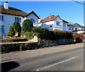 White houses and a red postbox, Penyturnpike Road, Dinas Powys