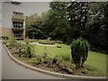 Garden and flats at Quarrywood, Grange Road