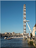 TQ3079 : London Eye from Westminster Bridge, London SE1 by Christine Matthews
