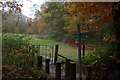 Footpath crossing near Layters Green