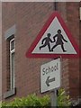 UK School Ahead Sign