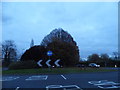 Roundabout on the A25, Betchworth