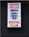 Aston Fields Social Club (3) - sign, 96 Stoke Road, Aston Fields, Bromsgrove, Worcs