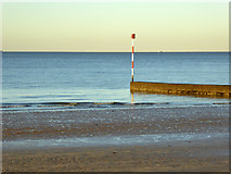 TR2869 : Outfall, Birchington by Robin Webster