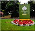 Saundersfoot Bay Leisure Park name sign