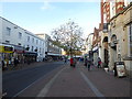 Part of the town centre in Taunton