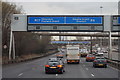 M8 westbound towards junction 22