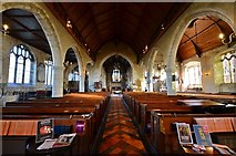 TQ7237 : Goudhurst, St. Mary's church: The nave by Michael Garlick