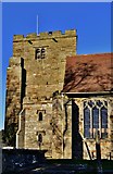 TQ7237 : Goudhurst, St. Mary's church: The tower, southern aspect 1 by Michael Garlick