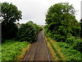 Vale of Glamorgan Line (Penarth Branch) from Dingle Road station towards Cardiff