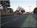 Traffic queueing on Newton Road