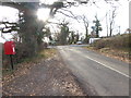 Looking south on Burnthouse Lane to the A272