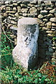 SD5492 : Old milestone near Fisher Tarn Reservoir by Roger Templeman