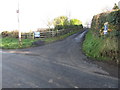 Private access road connecting eastwards with Crohill Road