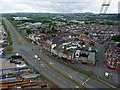 The view to the south-west from Newport Transporter Bridge