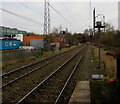 Railway from University station towards Birmingham New Street station