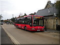 Bus on Home Close, Lower Wolvercote