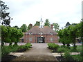 Entrance and clock tower, Warren Place