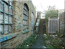 SE0924 : Steps up to Water Lane on Footpath 691, Halifax by Humphrey Bolton
