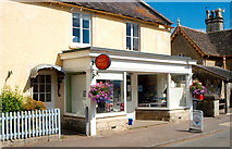 ST8082 : Village Shop & P.O, High St, Badminton, Gloucestershire 2011 by Ray Bird