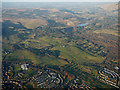 Milngavie and Strath Blane from the air