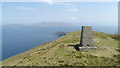 L6686 : Clare Island - Trig point on Knockmore by Colin Park