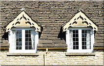 ST8082 : Cottage Windows, Jockey Row, Badminton, Gloucestershire 2011 by Ray Bird