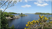 G2104 : View towards Lough Conn from W side of Pontoon Bridge, Co Mayo by Colin Park