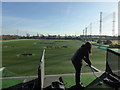 Part of the Top Golf driving range at Chigwell