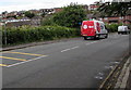 DPD van, Aberthaw Road, Newport