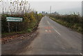 Western boundary of Tredunnock, Monmouthshire