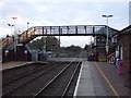 Footbridge and level crossing, Narborough Railway Station