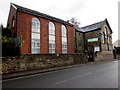 Brick building on the north side of Drybrook Community Church, Drybrook