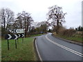 Road junction on Wrexham Road (A534), Faddiley