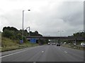 Railway bridge over M6 at Bryn