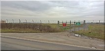 SK6596 : Emergency Access 2, Robin Hood Airport by Chris Morgan