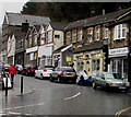 Cars and shops, Tynewydd Terrace, Newbridge