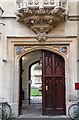 The entrance to Pembroke College in Oxford