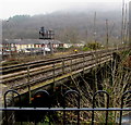 Railway on a road bridge, Crosskeys