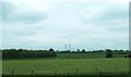 Powerlines approaching the M1 east of Moira