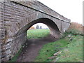 Route of the old railway under the bridge